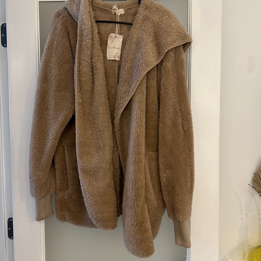 Oversized Sherpa sweater